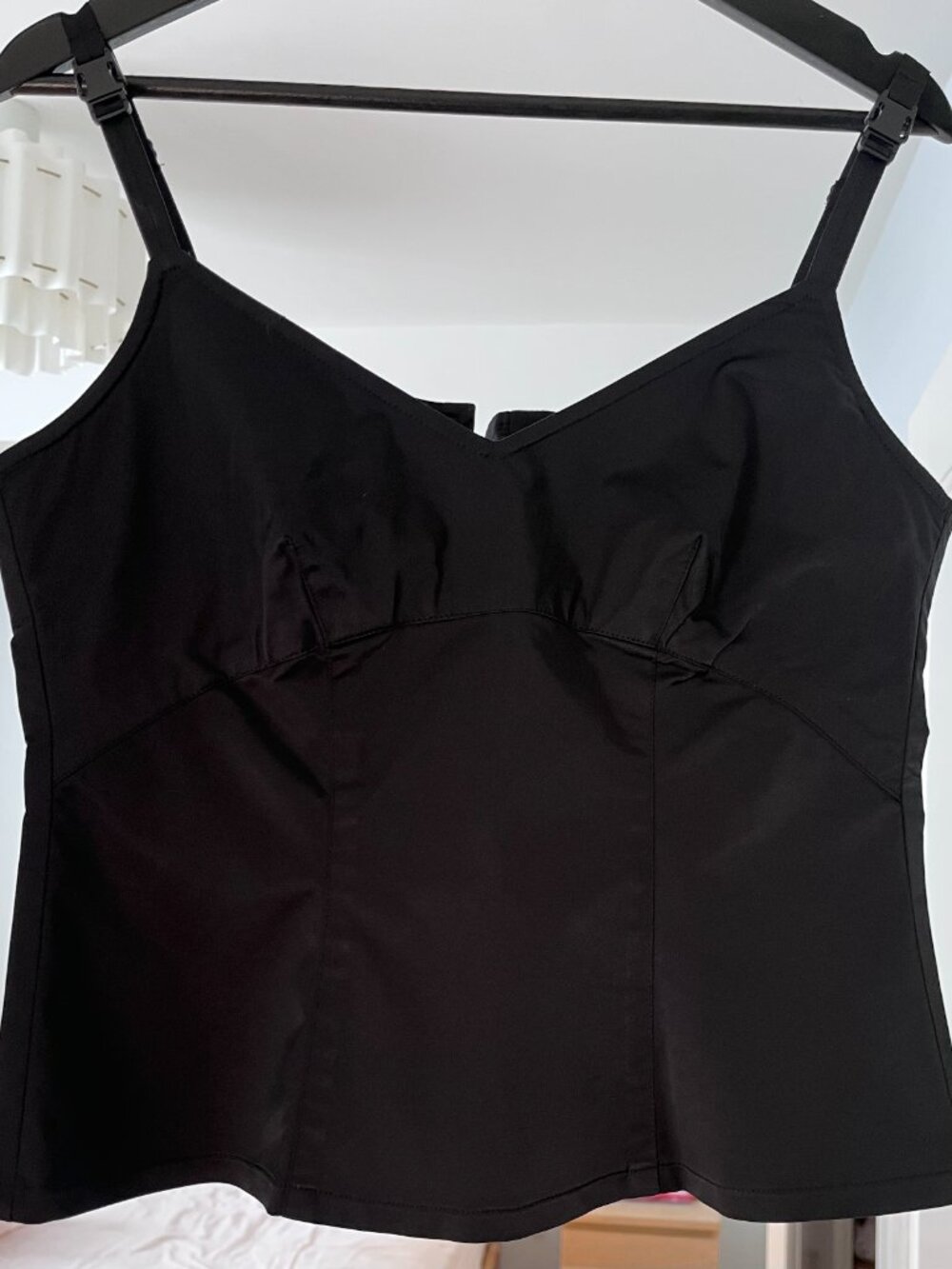BLACK BUSTIER/CAMI TOP, SIZE 10, EUC, Annie Thompson, Y2K - Picture 11 of 16